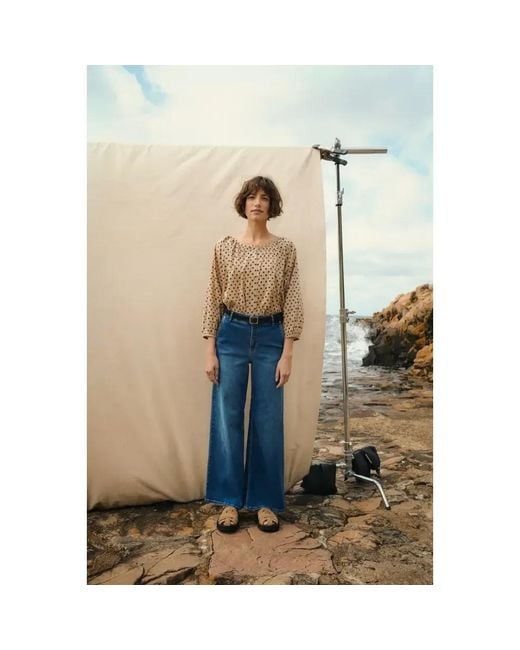Part Two Blue Flare Jeans