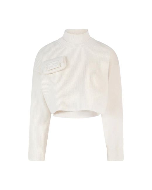 Turtlenecks Fendi de color White
