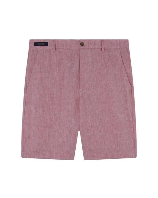 Paul & Shark Riviera Linen Bermuda Shorts in Purple für Herren