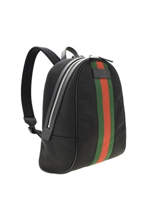 Gucci Black Fabric Backpack for men