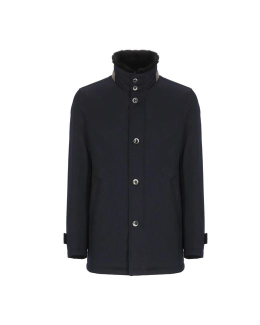 Herno Blue Winter Jackets for men