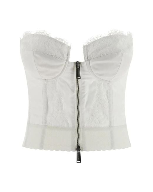 DSquared² White 80's Top