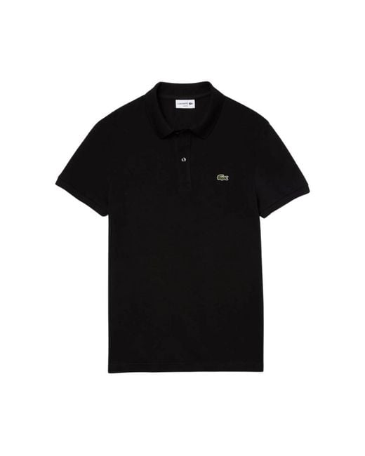 Lacoste Black Polo Shirts for men