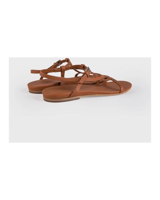Shoes > sandals > flat sandals Roberto Del Carlo en coloris Brown