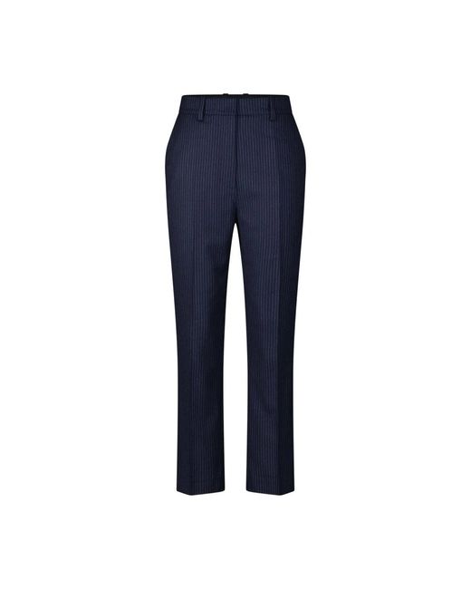 Anine Bing Blue Slim-Fit Trousers