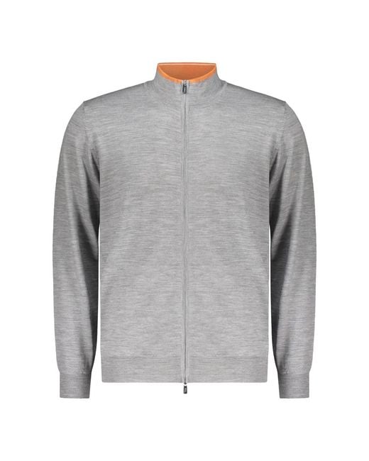 Cardigans Fedeli pour homme en coloris Gray