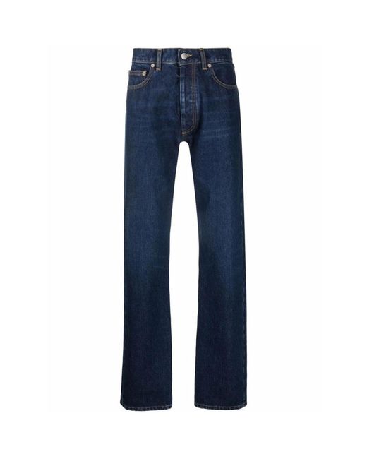 Maison Margiela Blue Straight Jeans for men