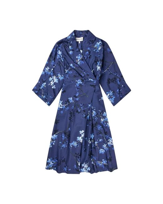 Munthe Blue Wrap Dresses