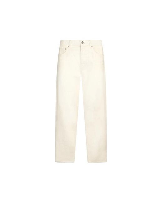 Roberto Cavalli White Straight Jeans for men