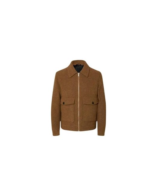 SELECTED Leichte Jacken in Brown für Herren