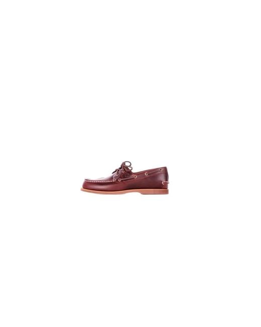 Timberland Red Boat Shoes
