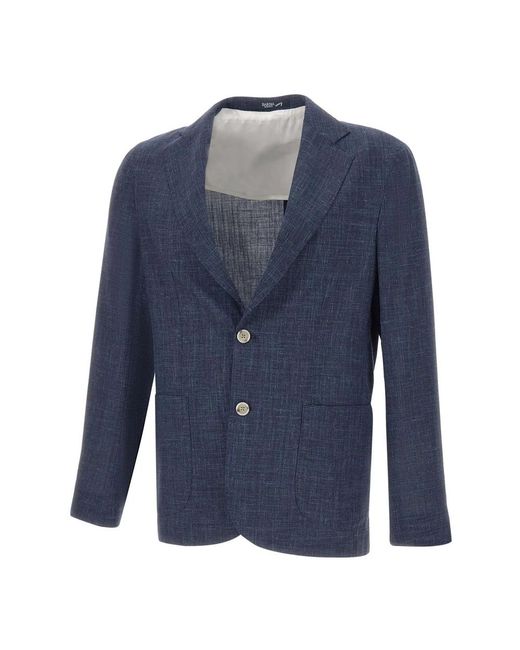 Barba Napoli Blue Blazers for men