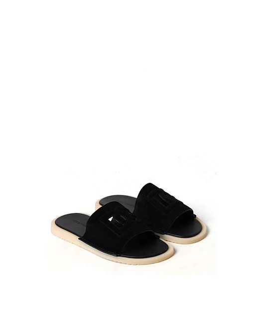 Dolce & Gabbana Black Sliders for men