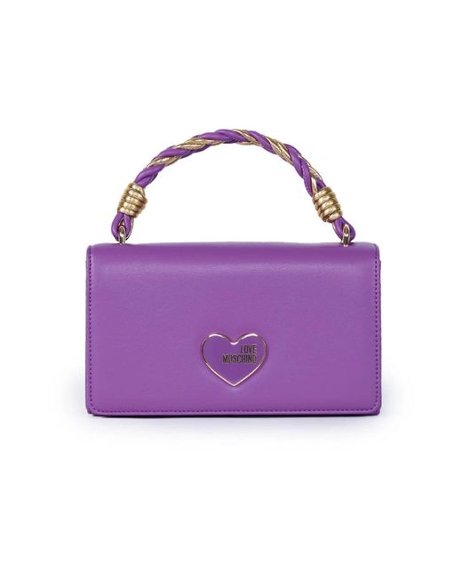 Love Moschino Purple Cross Body Bags