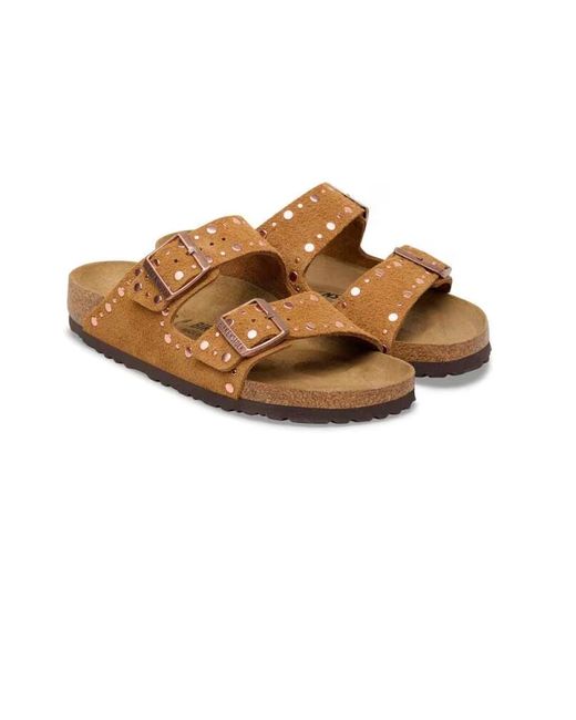 Birkenstock Brown Sliders