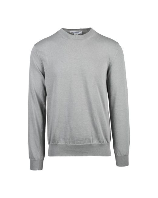 Comme des Garçons Gray Round-Neck Knitwear for men