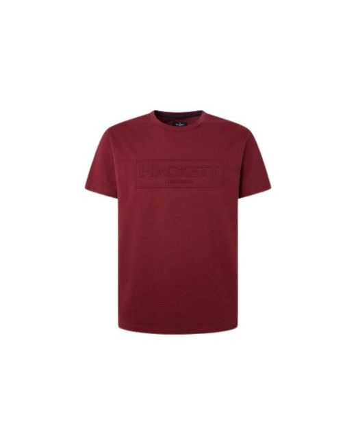 Hackett Stylisches t-shirt in Red für Herren