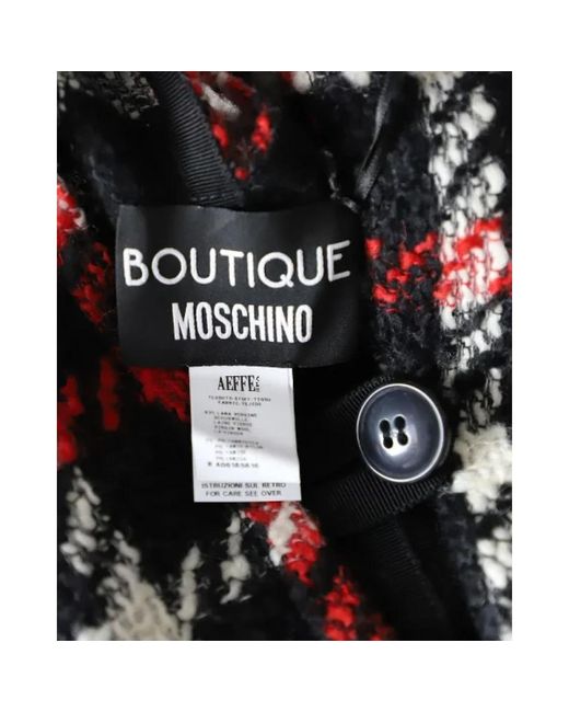 Moschino Black Wolle outerwear