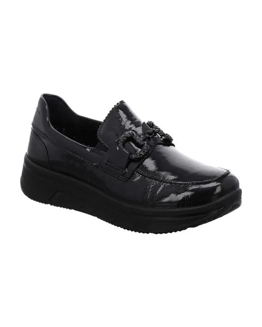 Ara Black Loafers