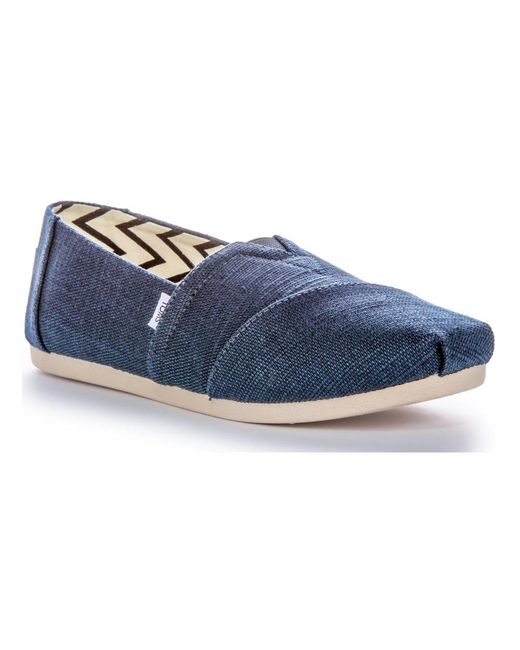 TOMS Blue Espadrilles