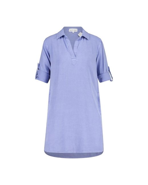 Bella Dahl Blue Shirt Dresses