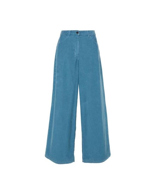 The Row Blue Wide Trousers