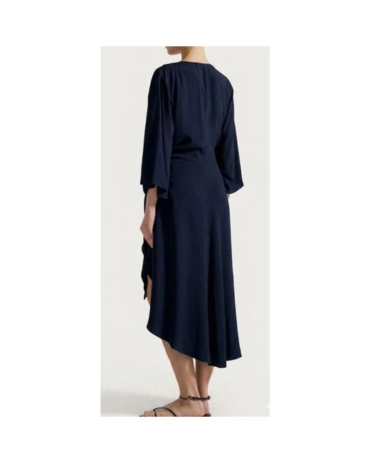 Wrap Dresses Seventy de color Blue