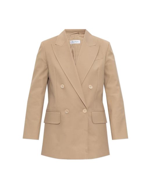 Max Mara Natural Blazers