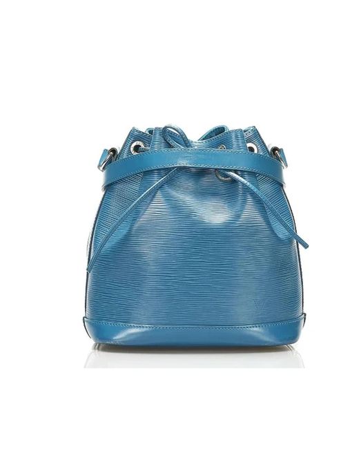 Borsa a secchiello usata di Louis Vuitton in Blue