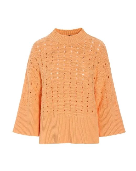 Bitte Kai Rand Orange Round-Neck Knitwear