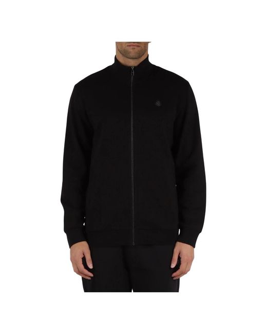 Boss Hoodies & Sweatvesten ,Zwart ,Katoen Katoenen Zip Hoodie in het Black voor heren