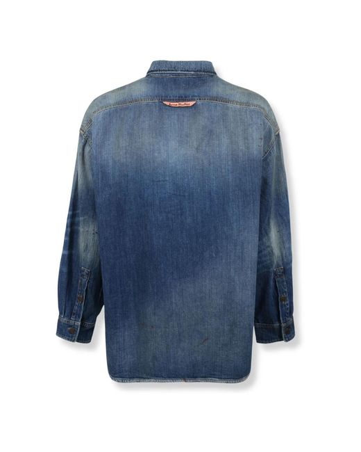 Acne Blue Denim Shirts for men