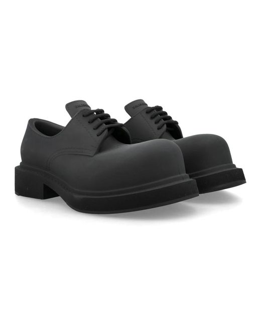 Balenciaga Black Laced Shoes for men
