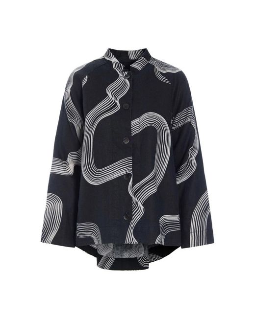 Shirts Bitte Kai Rand de color Black