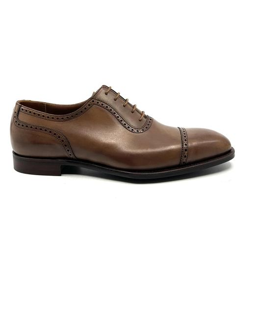 Laced Shoes Crockett and Jones de hombre de color Brown