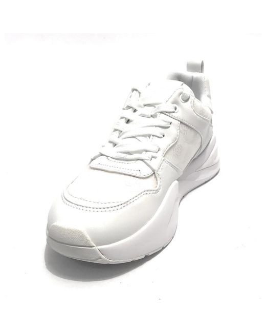 Guess E Eco-Leder Keilabsatz-Sneaker in Weiß | Lyst DE
