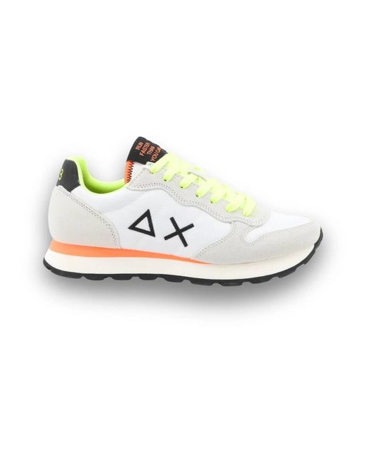 Sun 68 Tom Fluo Sneaker in White für Herren