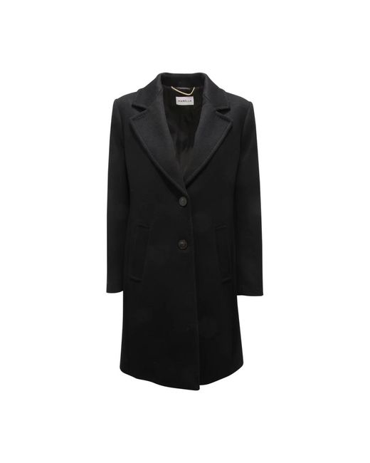 Marella Black Single-Breasted Coats