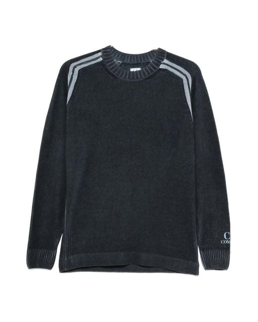 C P Company Black Round-Neck Knitwear for men