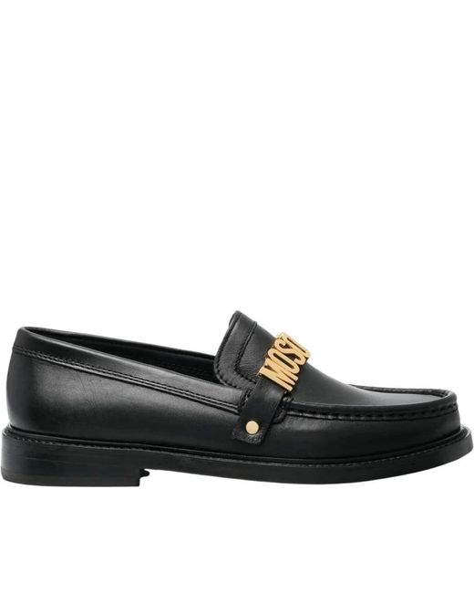 Moschino Black Loafers