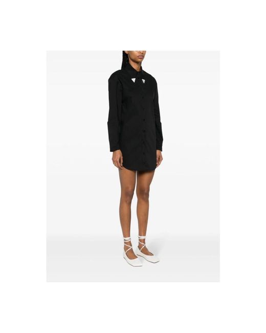 GIUSEPPE DI MORABITO Black Shirt Dresses
