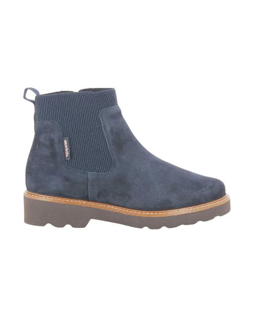 Mobils Blue Blaue schuhe oana