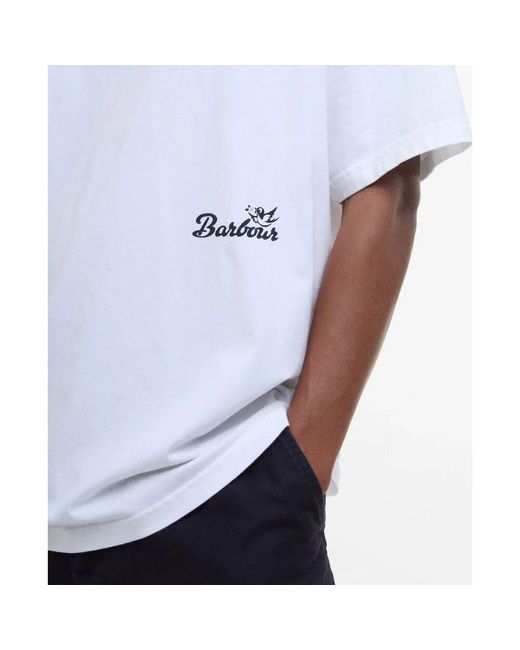 T-Shirts Barbour de hombre de color Blue