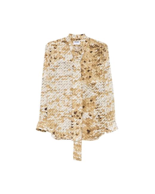 Blouses Moschino de color Natural