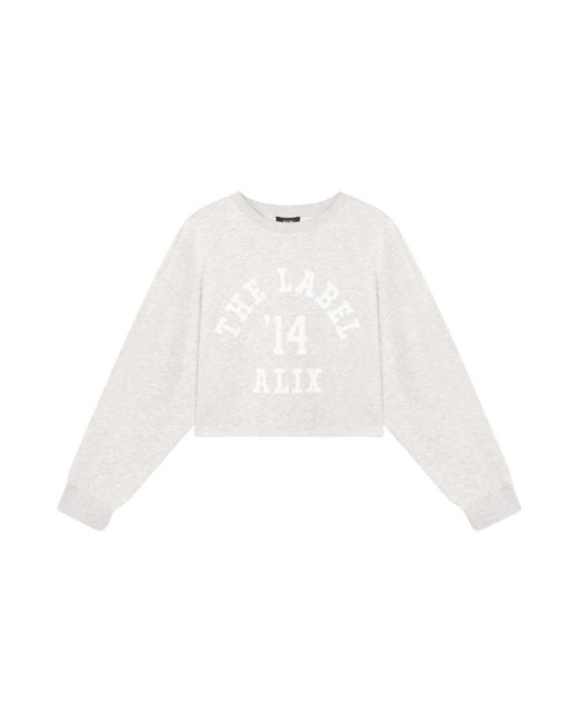 Alix The Label Sweatshirts in het White