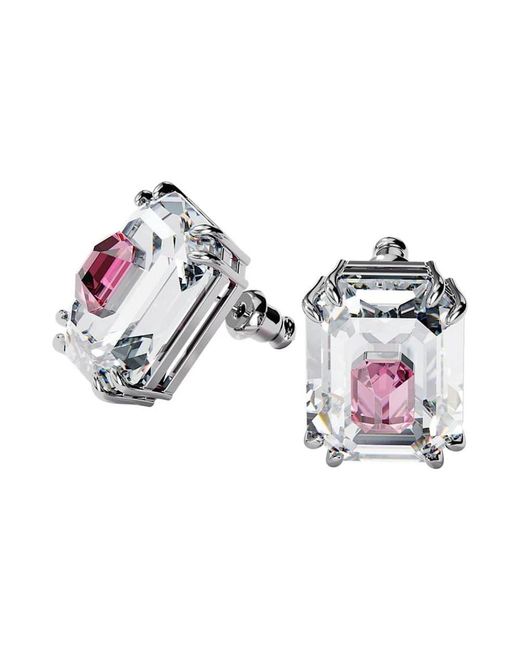 Swarovski Pink Chroma Stud Earrings