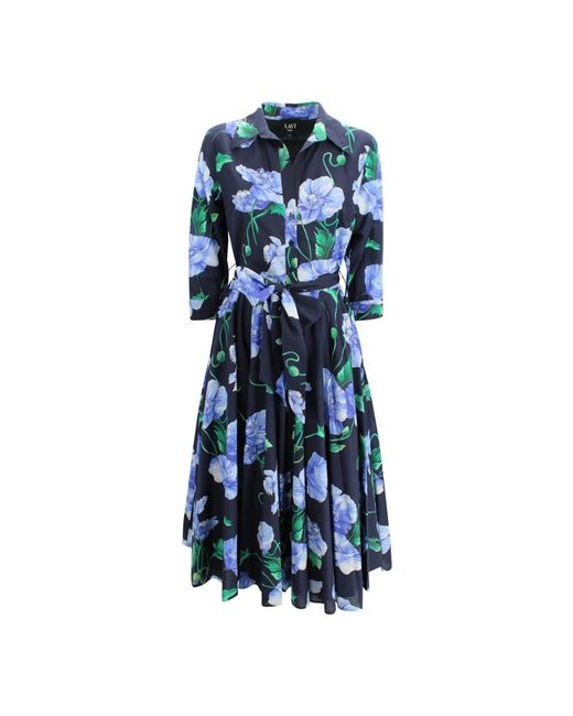 Lavi Blue Shirt Dresses