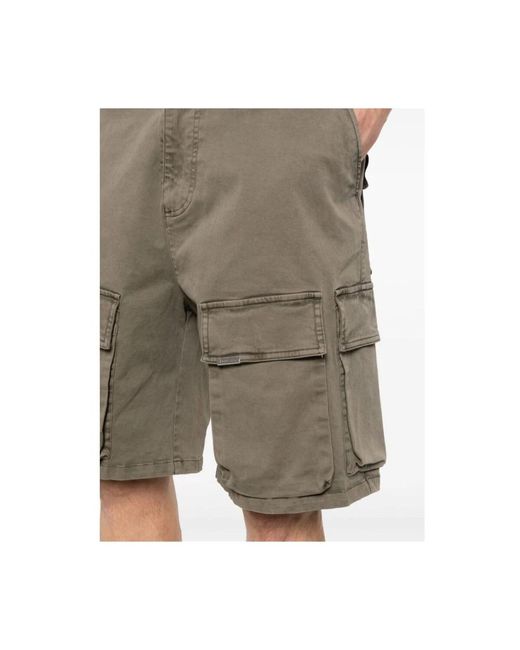 Represent Gray Casual Shorts for men