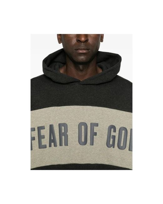 Fear Of God Black Hoodies for men