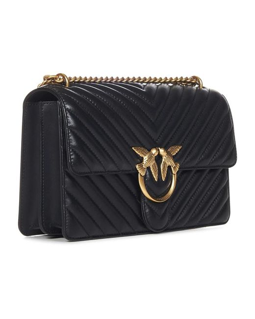 Pinko Metallic Shoulder Bags
